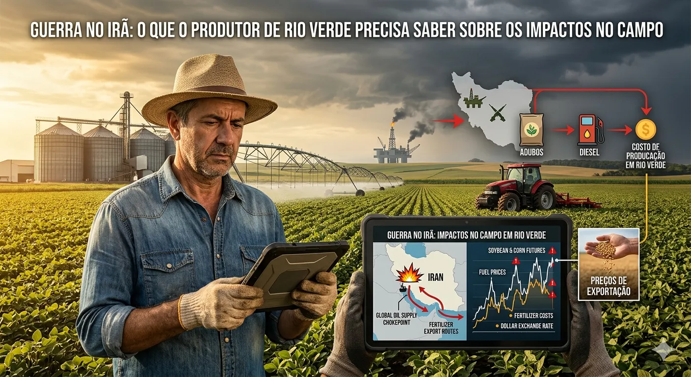 Guerra no Irã: O que o produtor de Rio Verde precisa saber sobre os impactos no campo