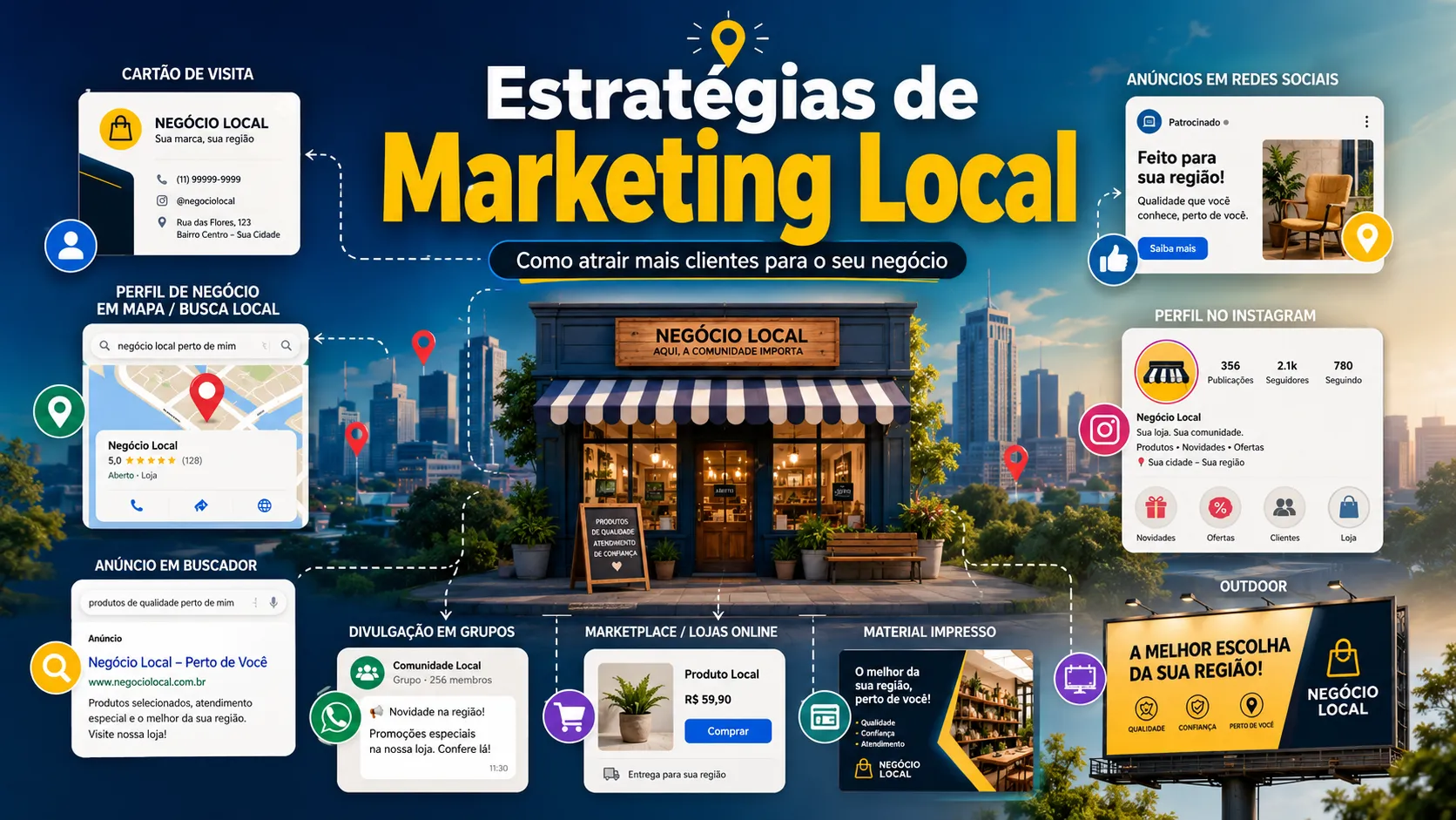 Estratégias de marketing local: como atrair mais clientes para o seu negócio