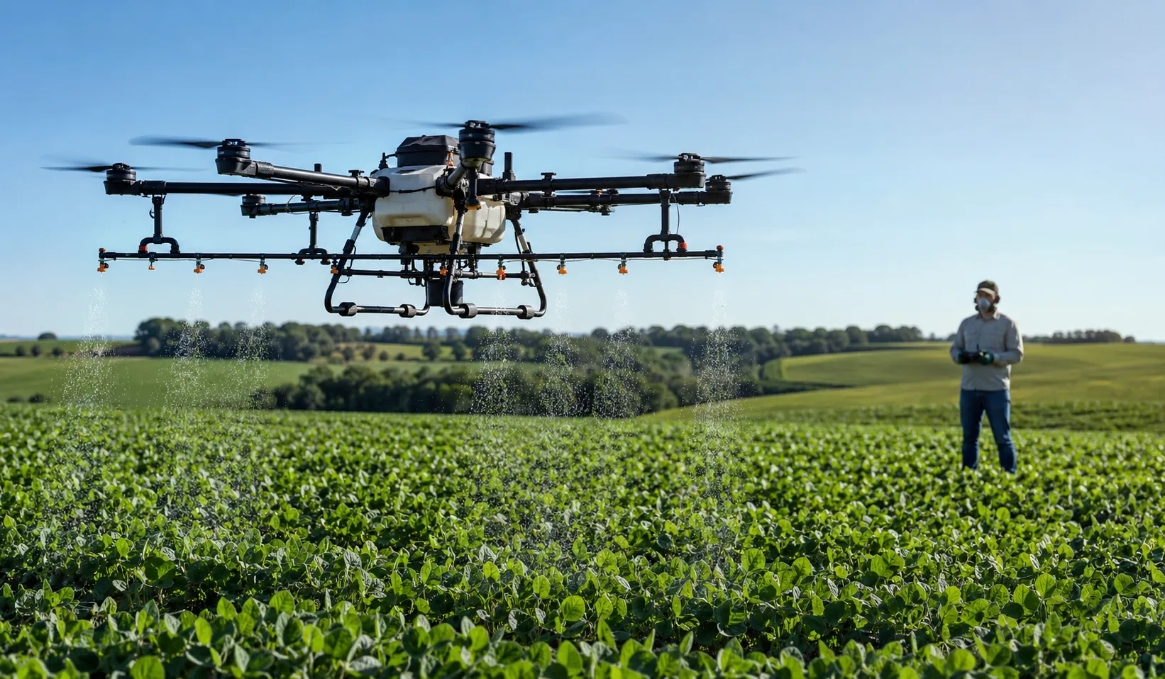 Pulverização por drone: veja como reduzir a deriva na agricultura