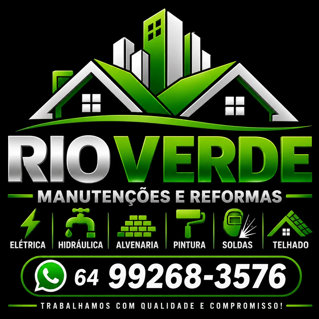 Logotipo da Rio verde manutenções e reformas em Rio Verde - GO