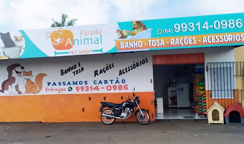 Logo Pet Shop Parada Animal