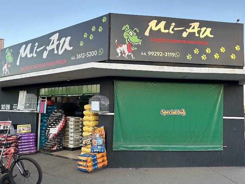 Logo Mi - Au Rações | Pet Shop | Artigos de Pesca