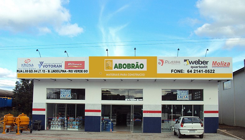 Logo Loja de Materiais de Construção Abobrão