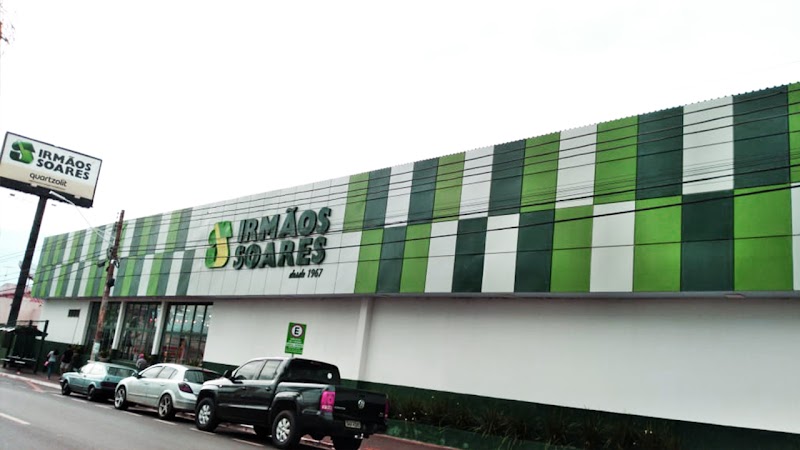 Logo Irmãos Soares Materiais de Construção - Rio Verde GO