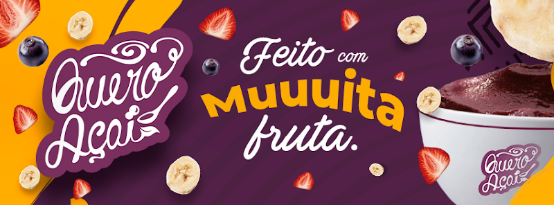 Logo Quero Açaí Distribuidora