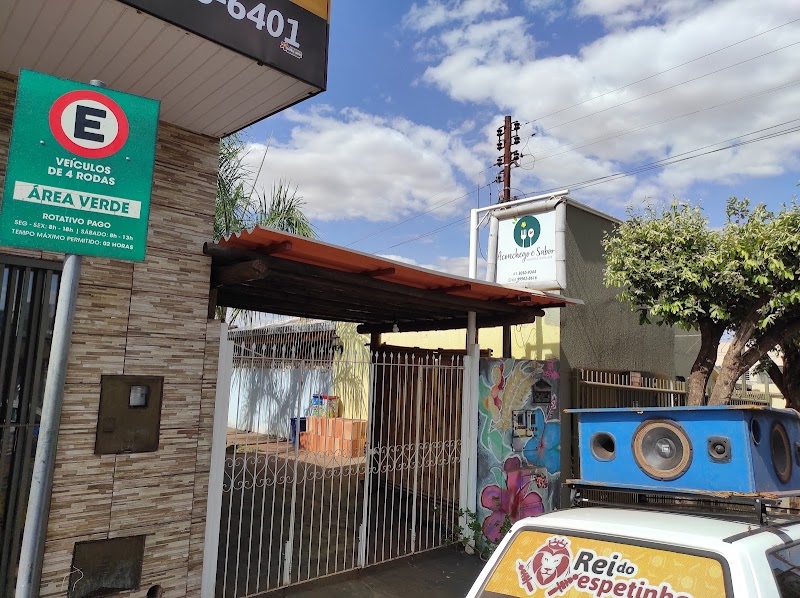 Logo Aconchego e Sabor