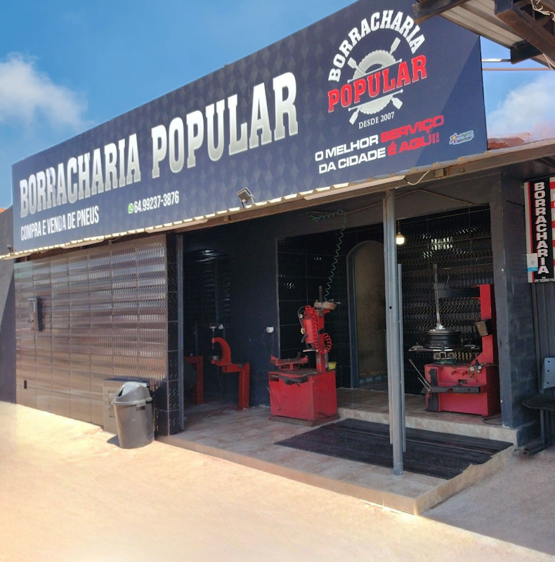 Logo Auto Center &amp; Borracharia Popular
