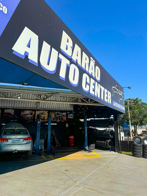 Logo Barão Auto Center | Especializada | Troca de Óleo | Alinhamento 3D Balanceamento | Troca de óleo de câmbio automático