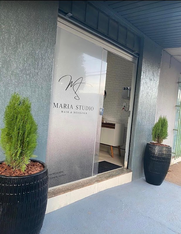 Logo Maria Studio salão de beleza Rio Verde-go