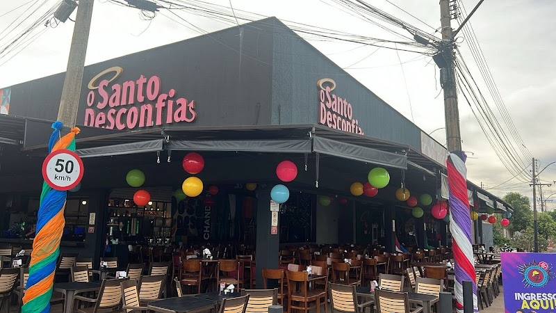 Logo O Santo Desconfia