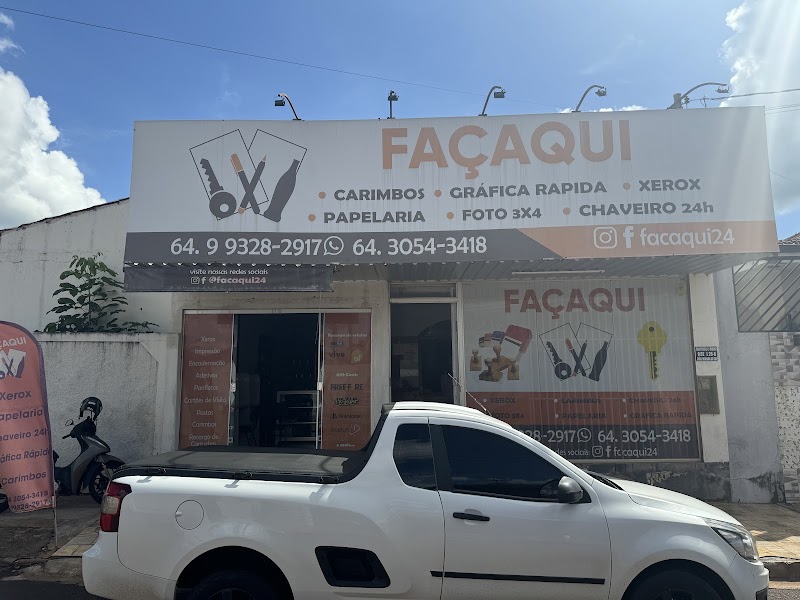Logo Façaqui | Gráfica | Chaveiro 24H | Papelaria
