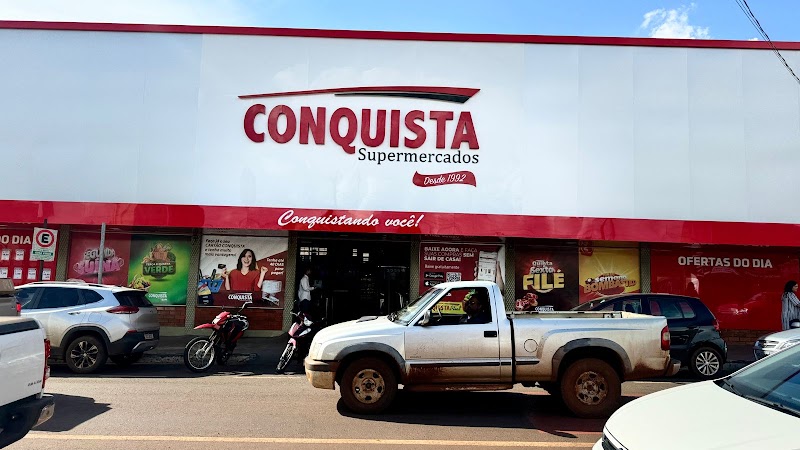 Logo Conquista Supermercados