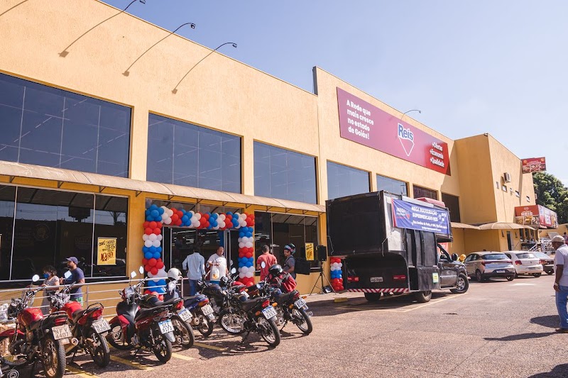 Logo Rede Reis supermercados - Vila Santo André