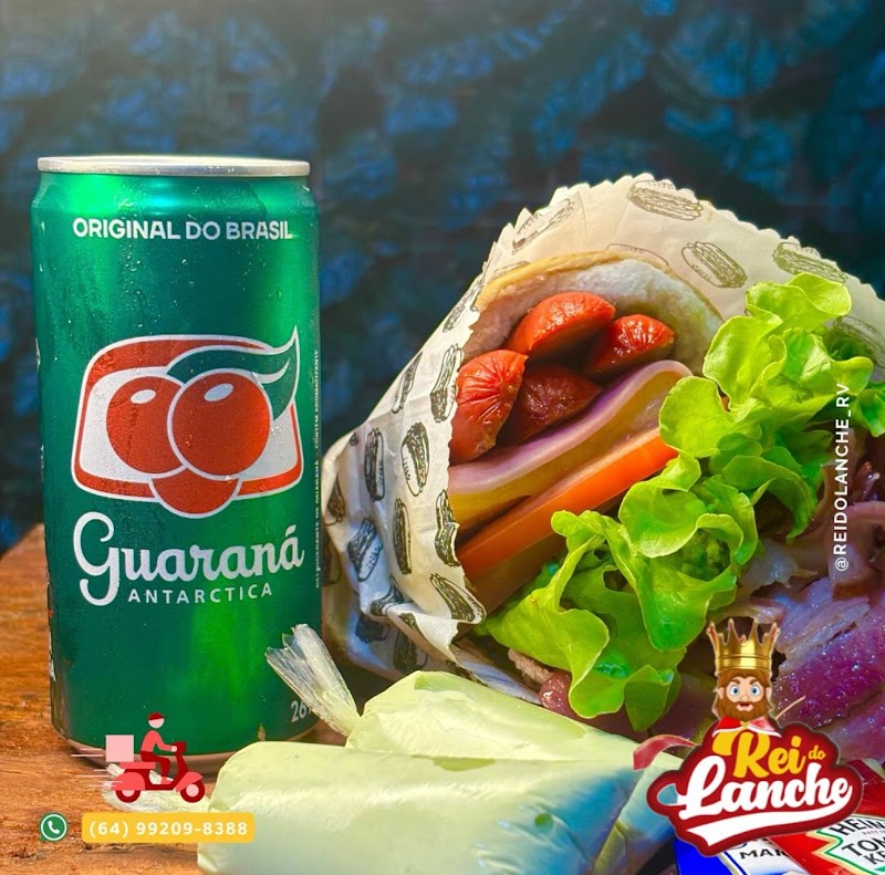 Logo Rei do lanche Rio Verde
