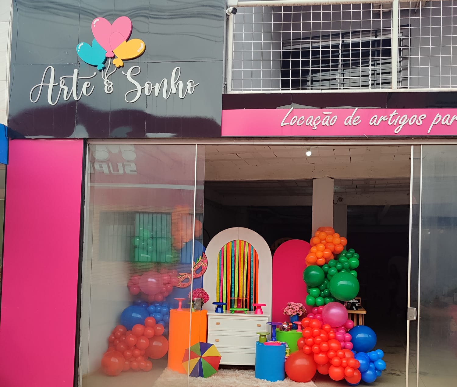 Logotipo da Arte Sonho locação de artigos para festa em Rio Verde - GO