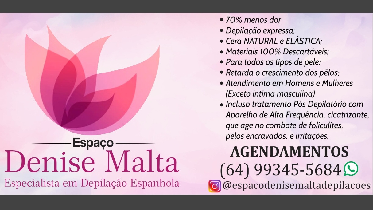 Logotipo da Espaço Denise Malta Depilações em Rio Verde - GO