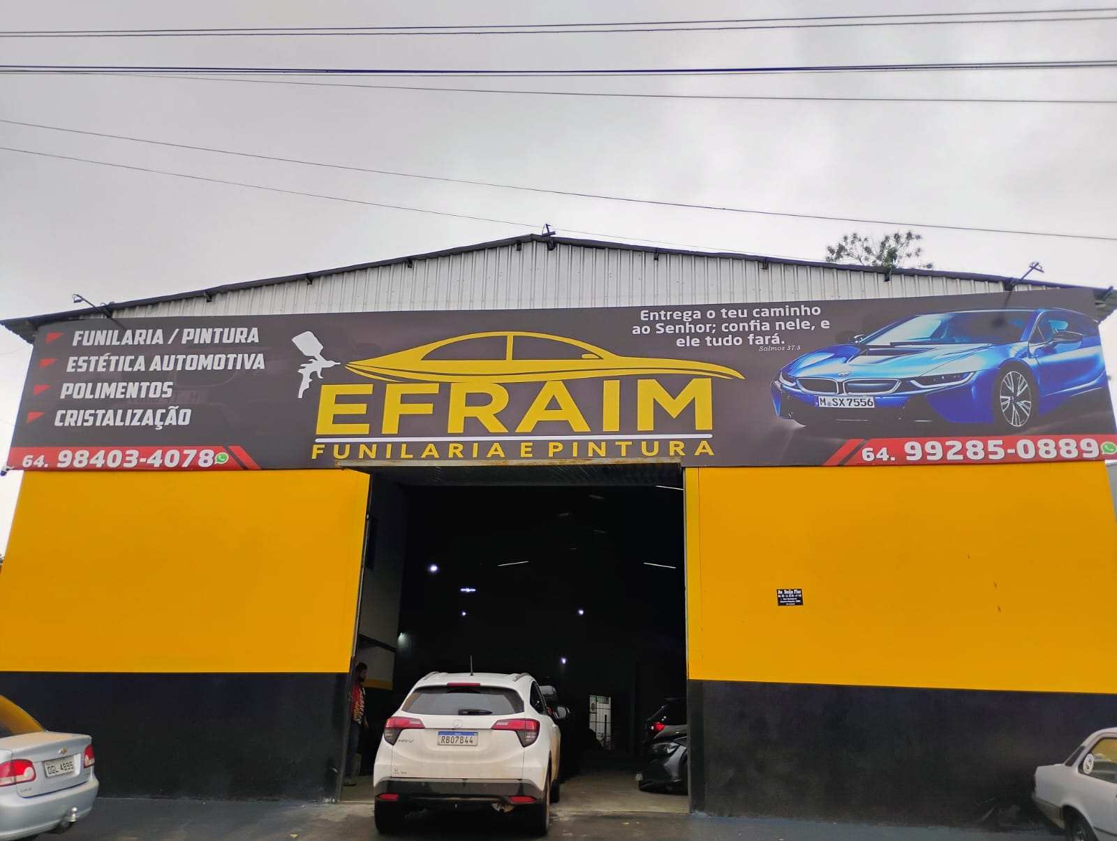 Logotipo da Efraim Funilaria e Pintura em Rio Verde - GO
