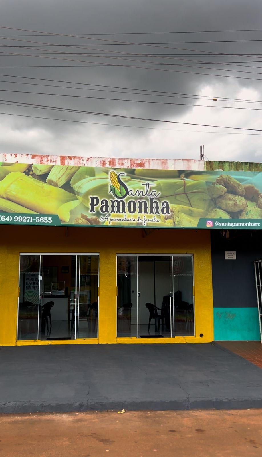 Logotipo da Santa Pamonha em Rio Verde - GO