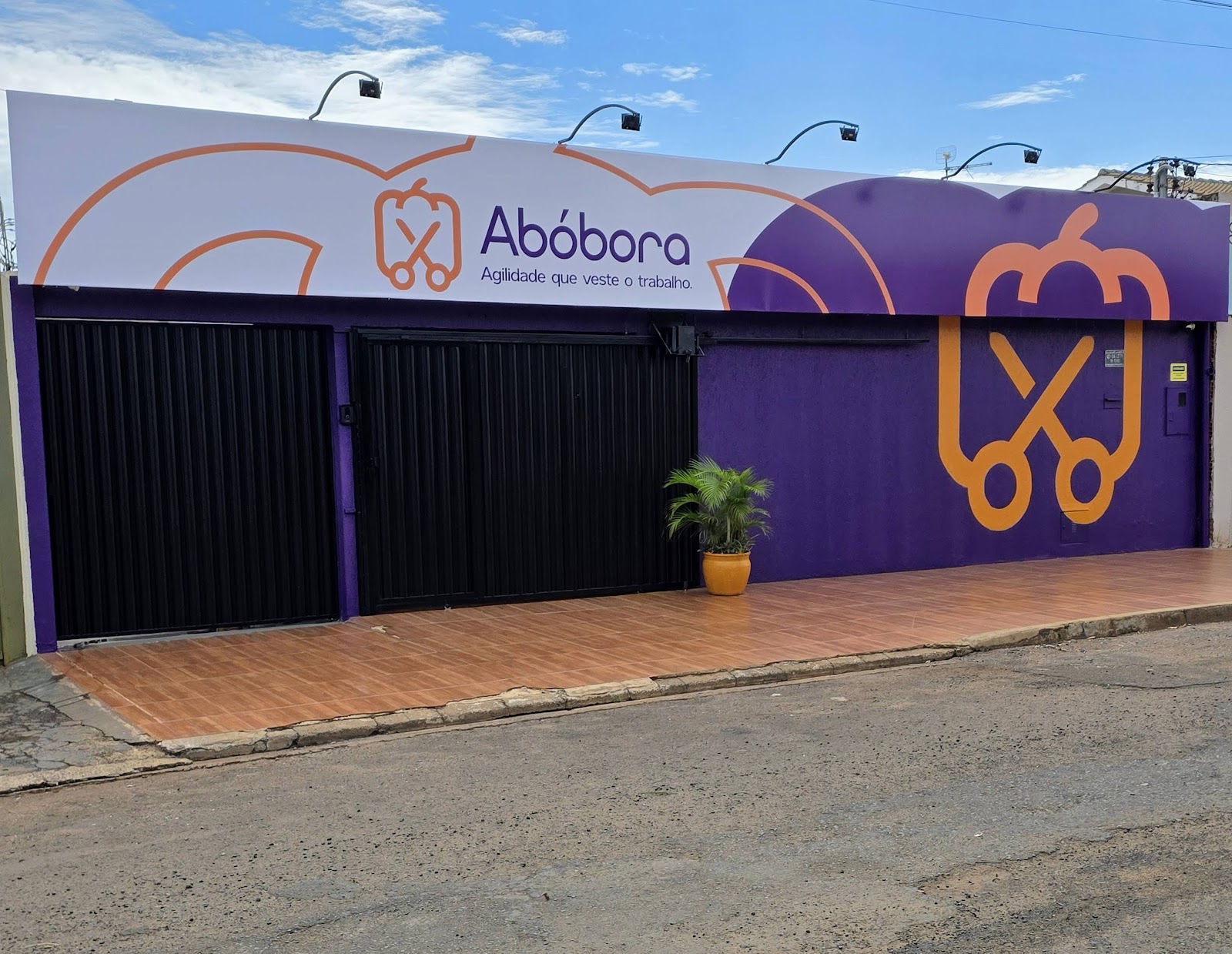Logotipo da Abóbora Uniformes em Rio Verde - GO