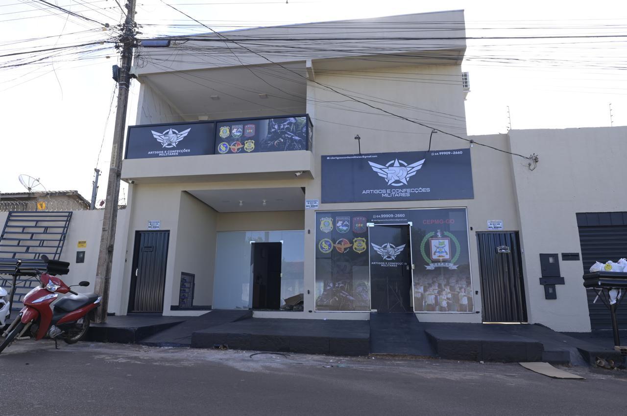 Logotipo da Rd artigos e confecções militares em Rio Verde - GO