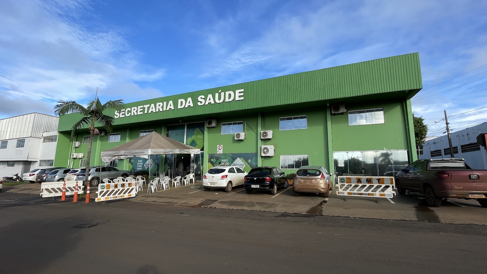 Logotipo da Secretaria Municipal de Saúde em Rio Verde - GO