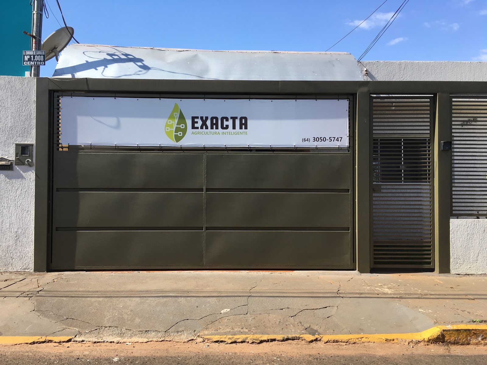 Logotipo da Exacta - Agricultura Inteligente em Rio Verde - GO