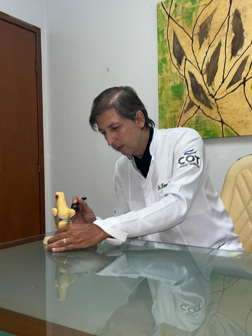 Logotipo da Dr. Leandro Guimarães- Especialista em Fisioterapia Ortopédica, Clínica COT em Rio Verde - GO