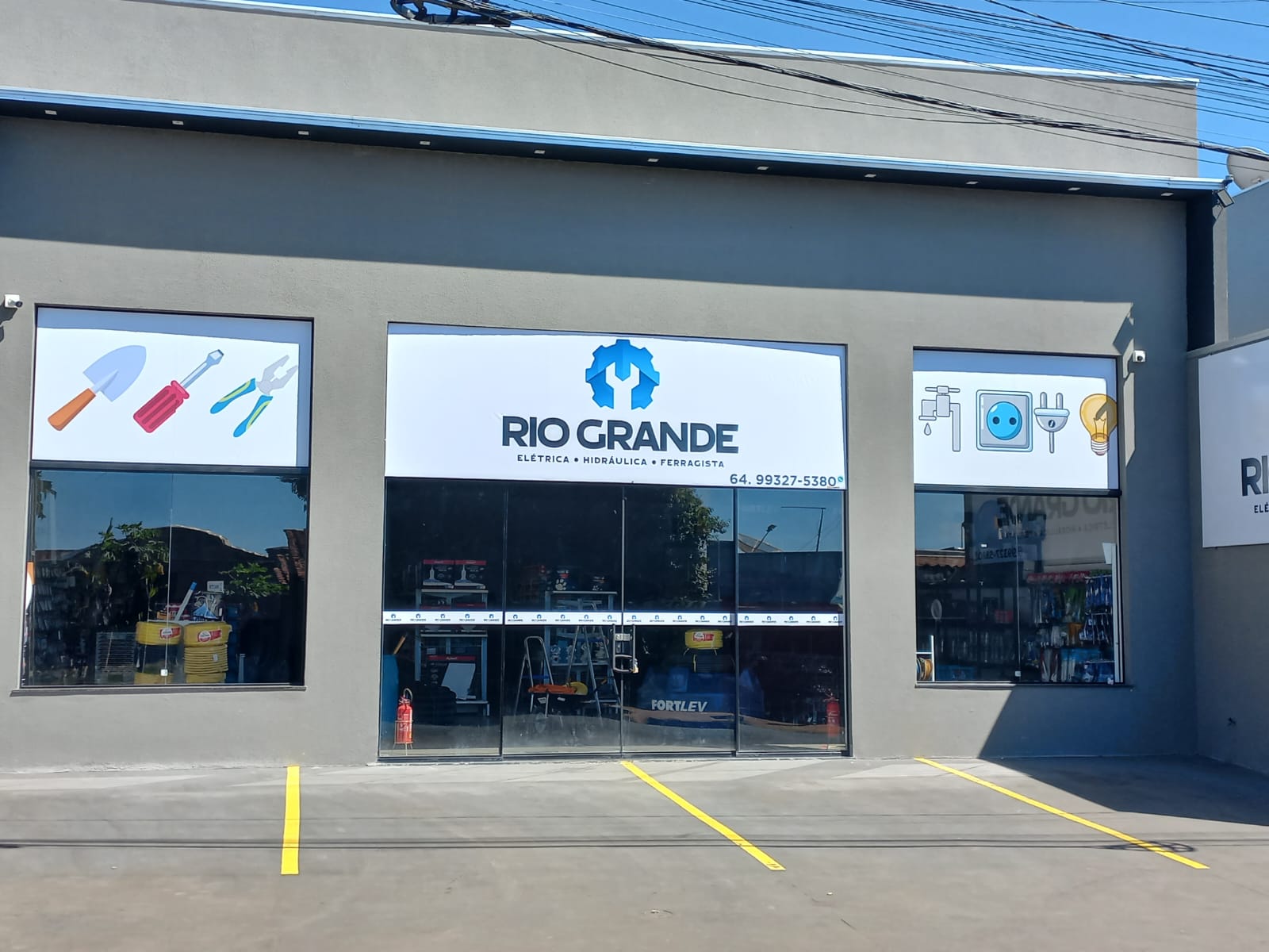 Logotipo da Rio Grande Elétrica, Hidráulica e Ferragista em Rio Verde - GO