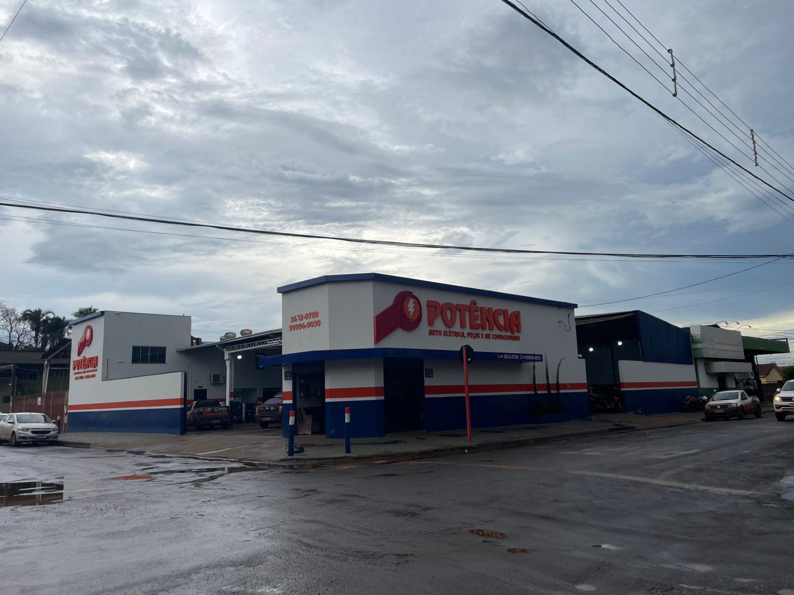 Logotipo da Auto Elétrica, Peças e Ar Condicionado Potência em Rio Verde - GO