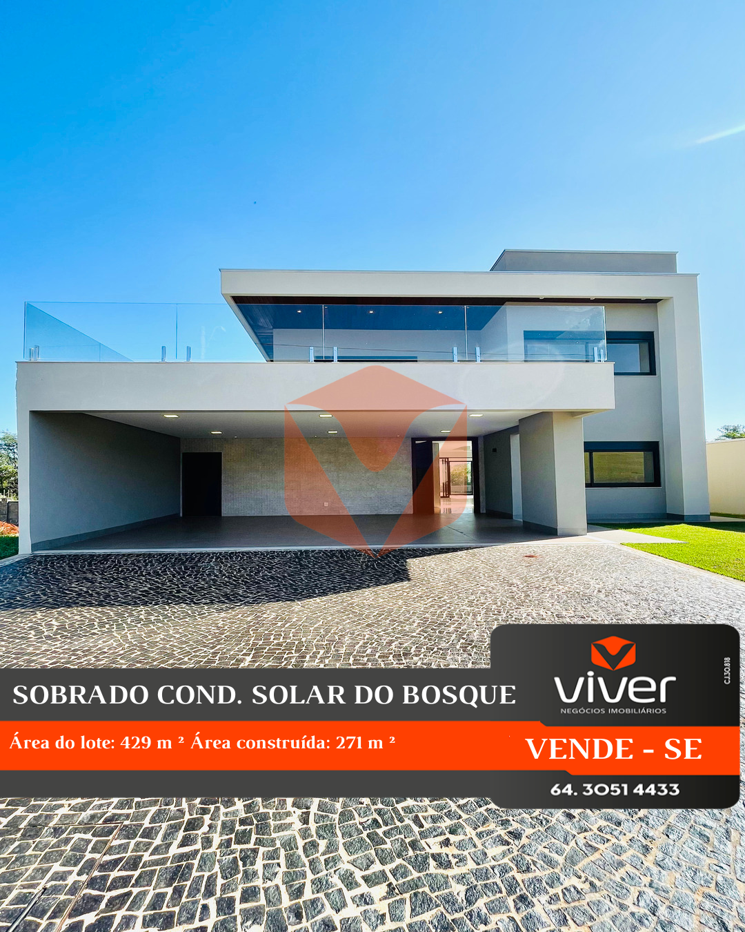 Logotipo da Viver Negócios Imobiliários em Rio Verde - GO