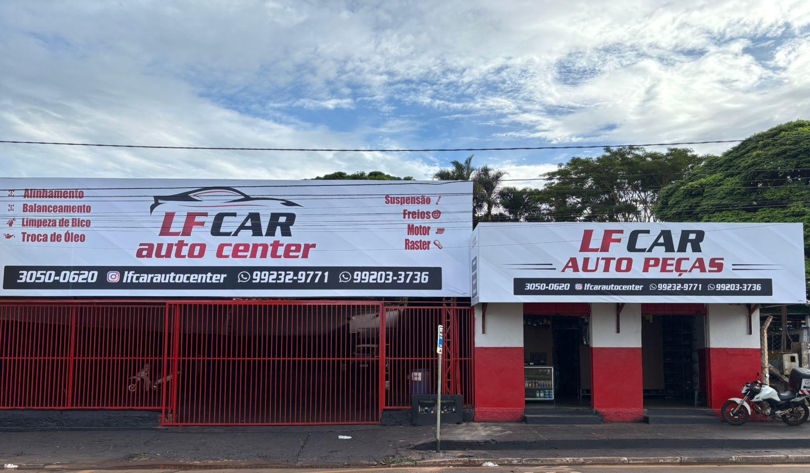Logotipo da LFcar Auto Center e Lfcar auto peças em Rio Verde - GO