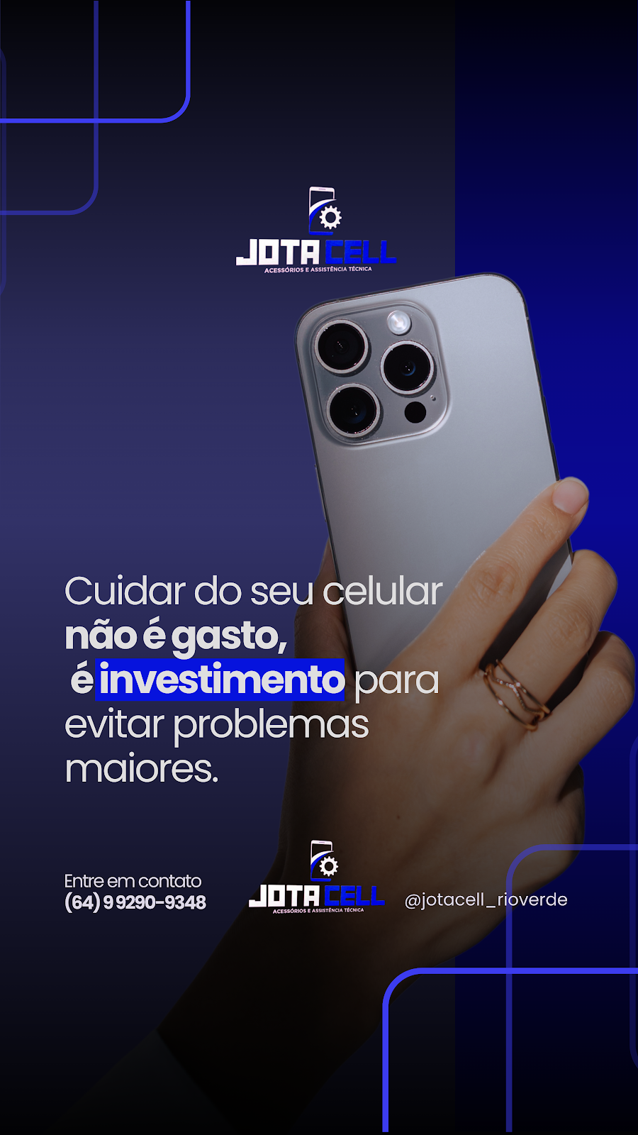 Logotipo da JotaCell Assistência Técnica e Acessórios para Celular | Rio Verde - GO em Rio Verde - GO