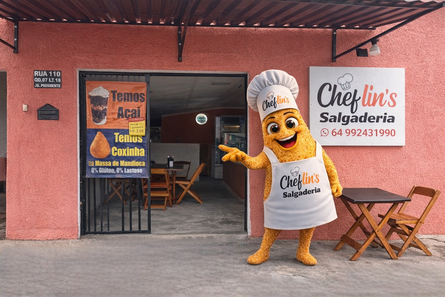 Logotipo da Chef lins Salgaderia em Rio Verde - GO