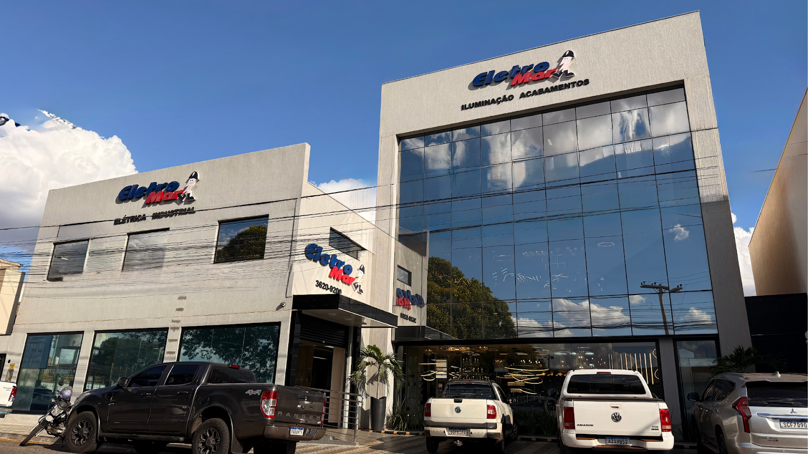 Logotipo da Eletromar Materiais Elétricos e Hidráulicos em Rio Verde - GO
