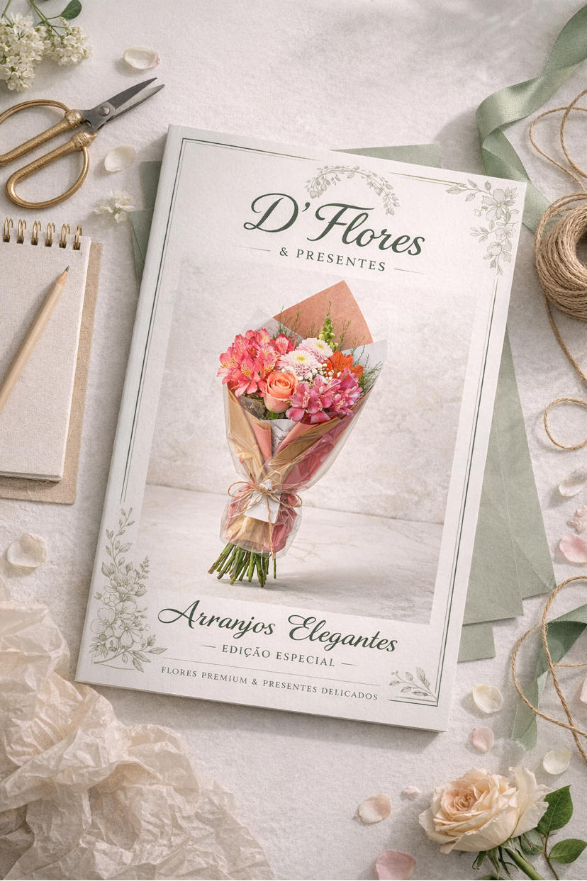 Logotipo da D’Flores e Presentes | Floricultura em Rio Verde em Rio Verde - GO