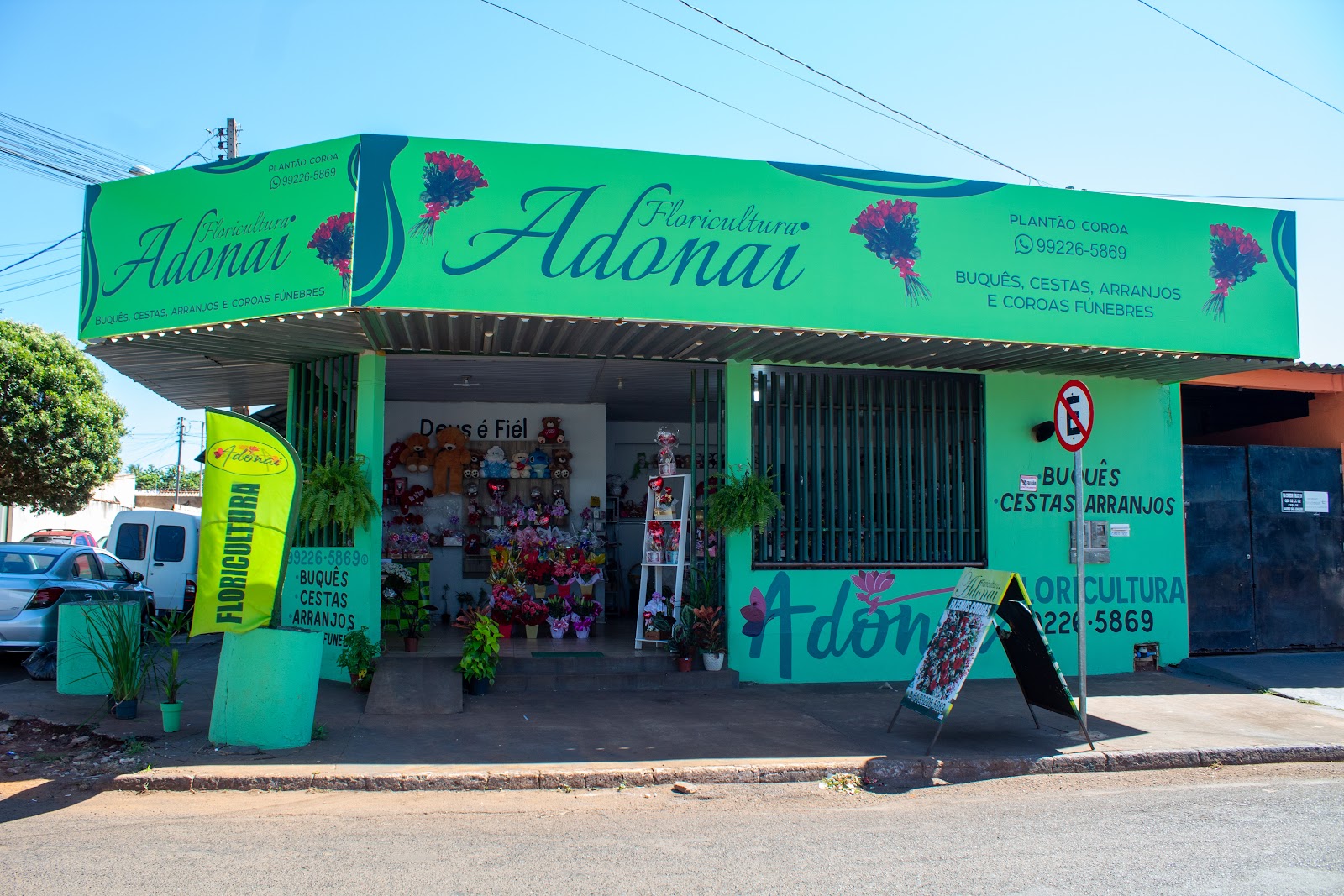 Logotipo da Floricultura Adonai em Rio Verde - GO