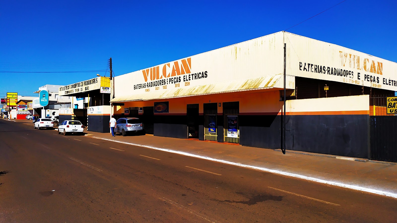 Logotipo da Vulcan Baterias em Rio Verde - GO