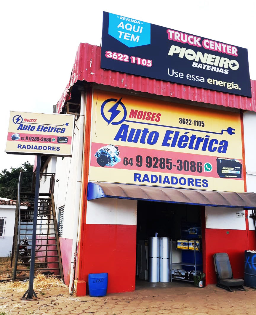 Logotipo da Moises alto eletrica em Rio Verde - GO