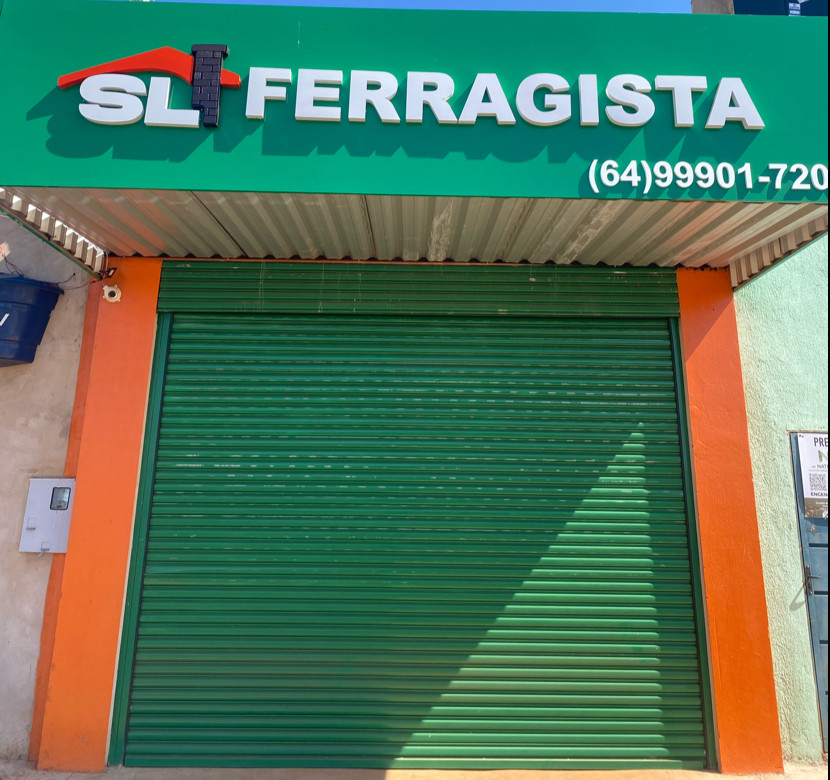 Logotipo da SL Ferragista e Construções em Rio Verde - GO