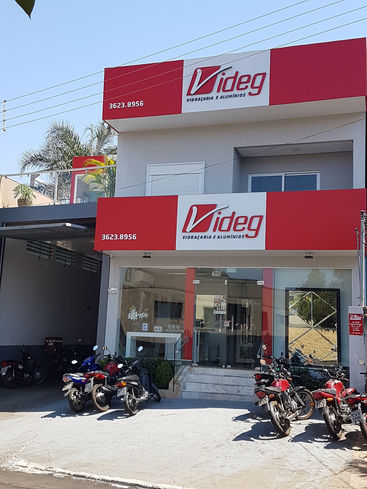 Logotipo da Videg Vidraçaria e Esquadrias em Rio Verde - GO