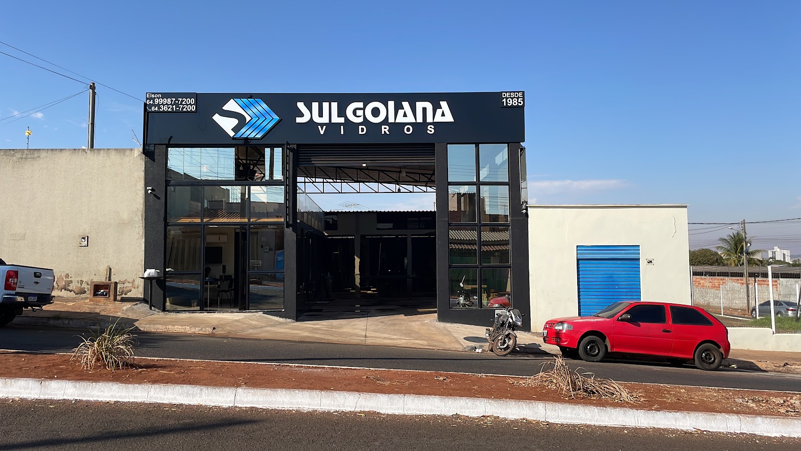 Logotipo da Vidraçaria Sul Goiana Vidros em Rio Verde - GO