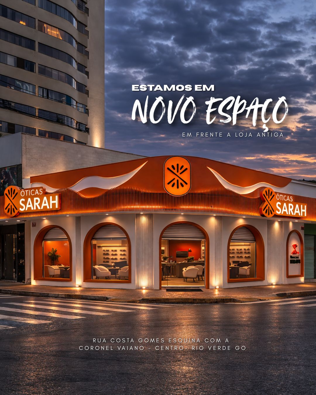 Logotipo da Óticas Sarah | Rio Verde em Rio Verde - GO