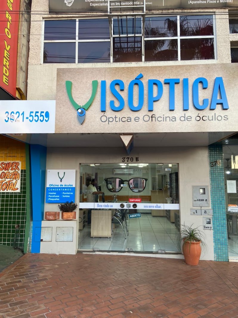 Logotipo da Ótica Visóptica em Rio Verde - GO