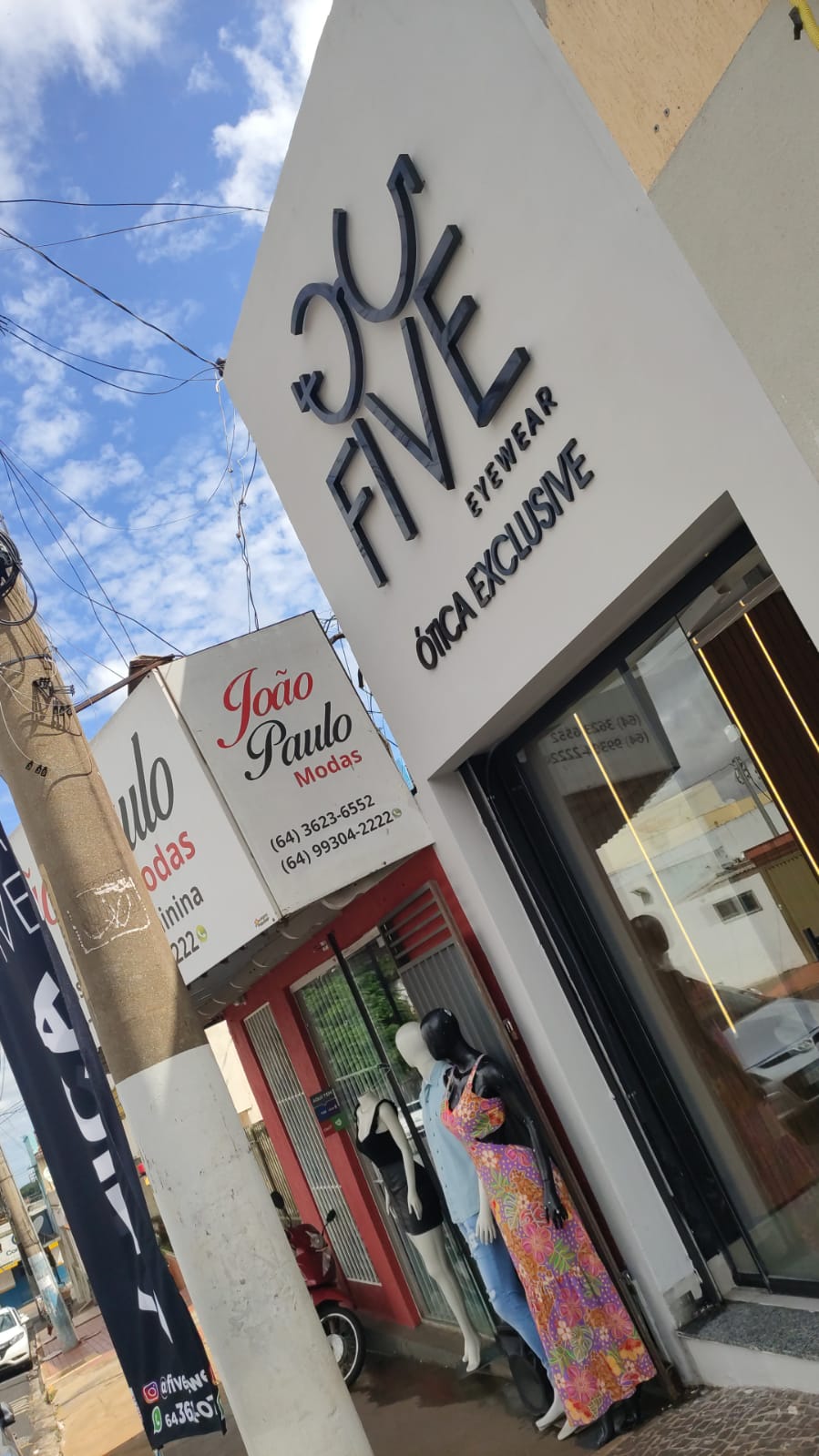 Logotipo da Ótica Five Eyewear Exclusive em Rio Verde - GO