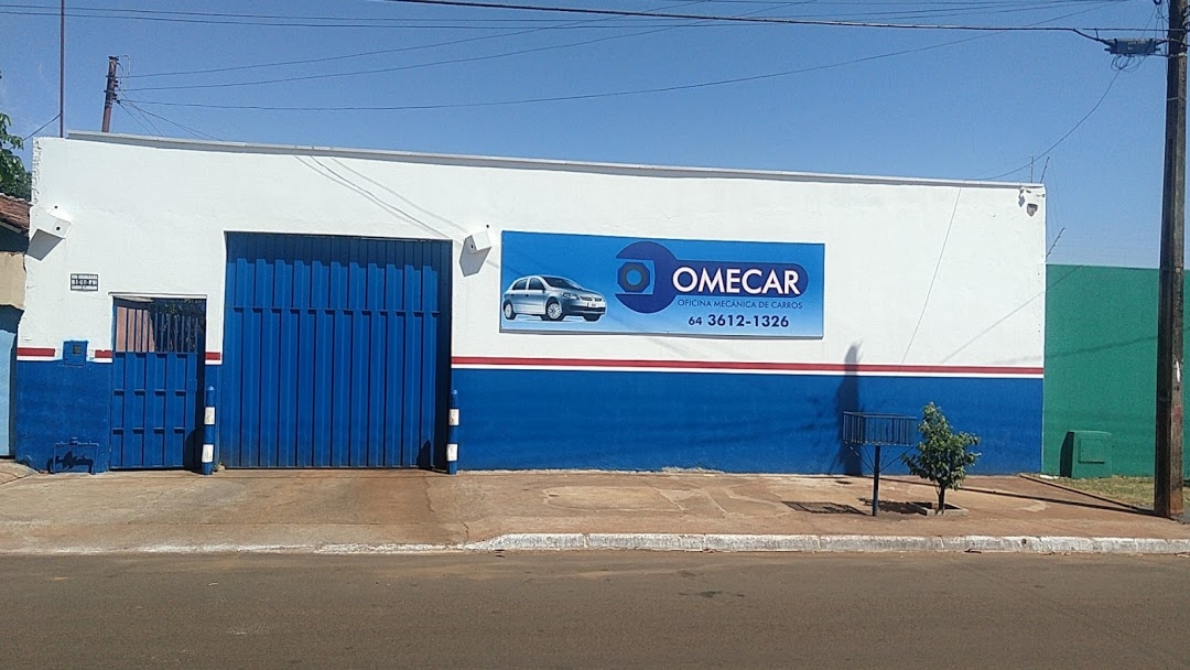 Logotipo da Omecar Oficina Mecânica de Carros em Rio Verde - GO
