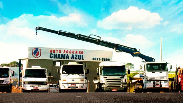 Logotipo da Auto Socorro Chama Azul em Rio Verde - GO