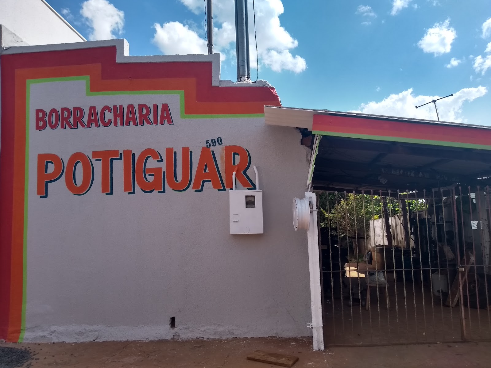 Logotipo da Borracharia Potiguar em Rio Verde - GO