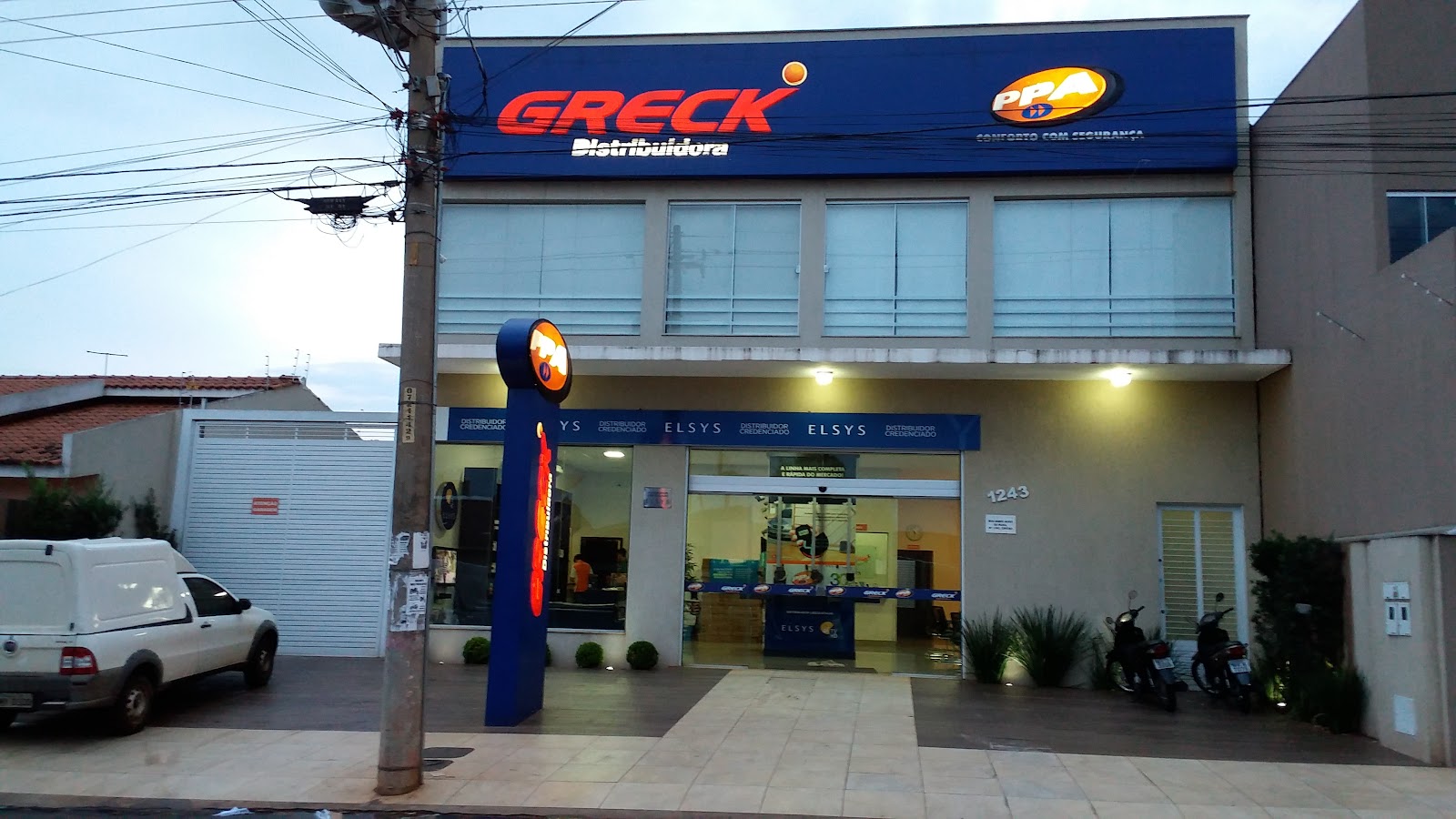 Logotipo da Greck Distribuidora em Rio Verde - GO
