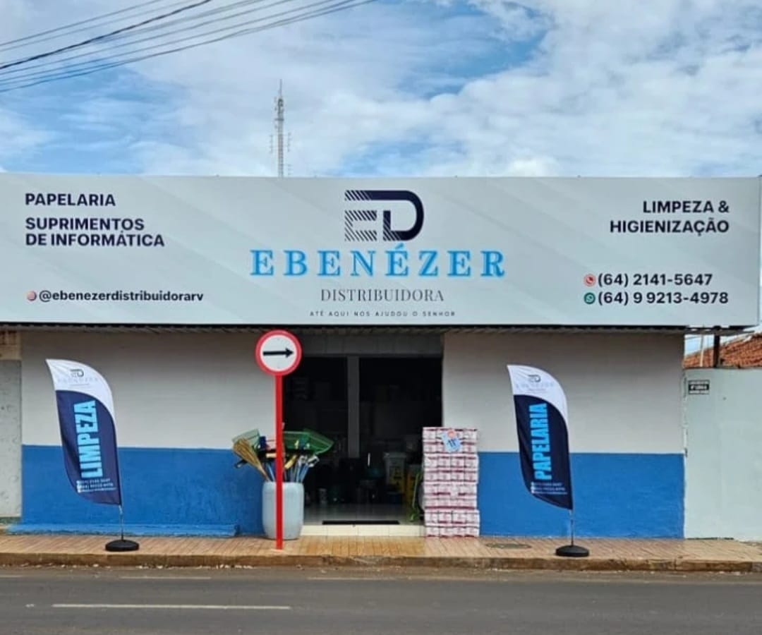 Logotipo da Limpeza e Papelaria Ebenézer Distribuidora em Rio Verde - GO