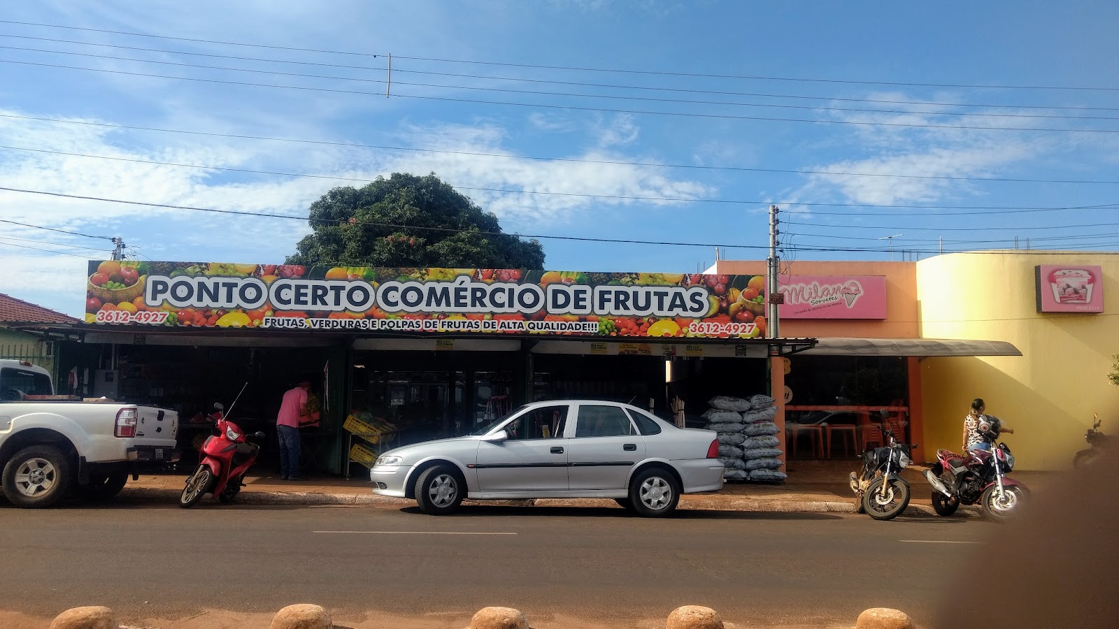 Logotipo da Ponto certo comércio de frutas em Rio Verde - GO
